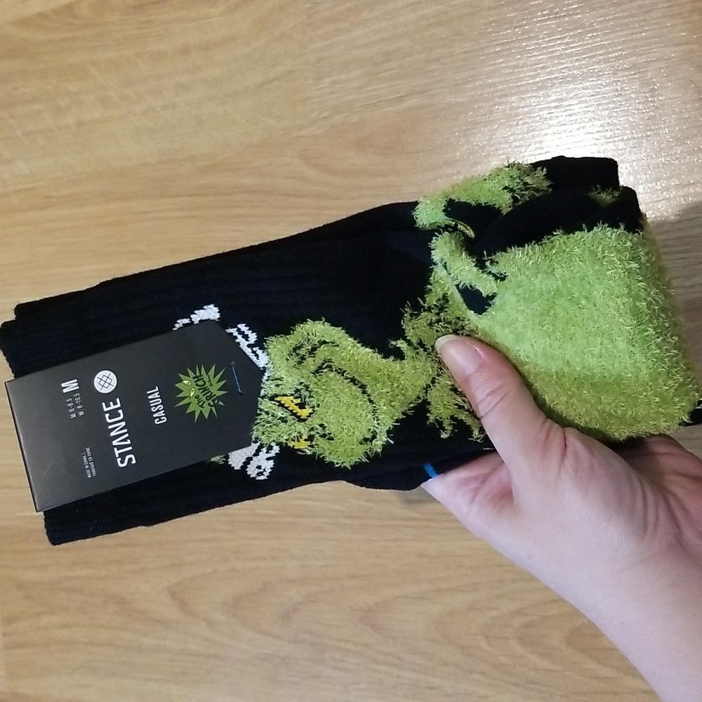 Stance The Grinch socks medium NWT